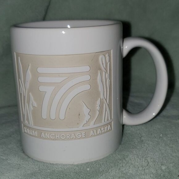Marianne Wieland 1991 Flying Duck  KAKM Anchorage Alaska  Etched Mug 10 oz. - Picture 2 of 7